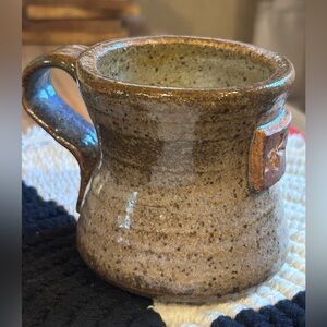 Studio pottery espresso sized mug